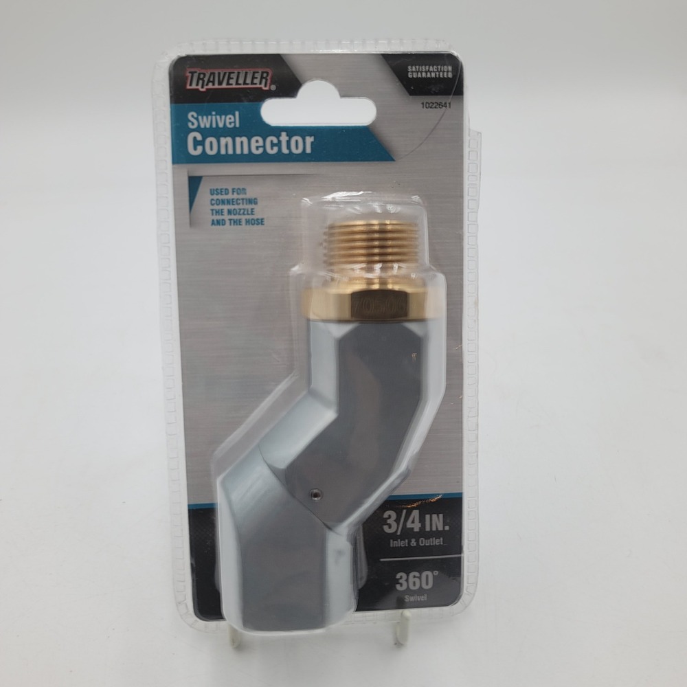 Traveller 3/4" Swivel Connector‎ 360 Degree Fuel Nozzle Fitting 1022641 Brass